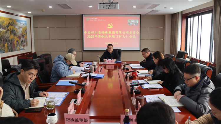 集團公司召開2025年第44次黨委（擴大）會議